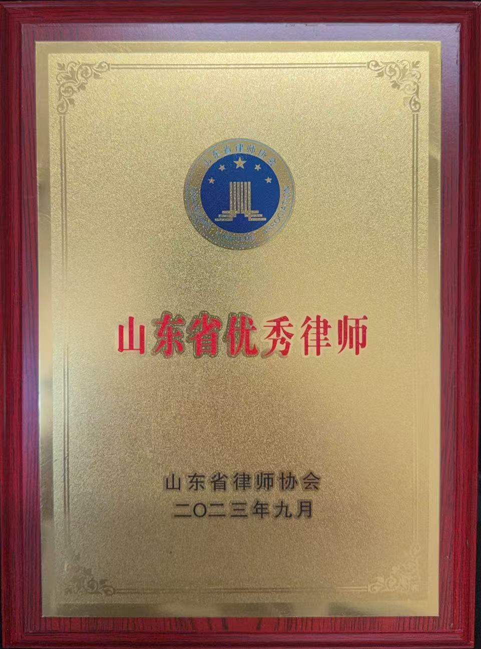 山东省优秀律师
